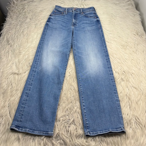 MOTHER Denim - Mother Women's 26 Rambler Zip Flood Cropped Jeans Out of the Blue